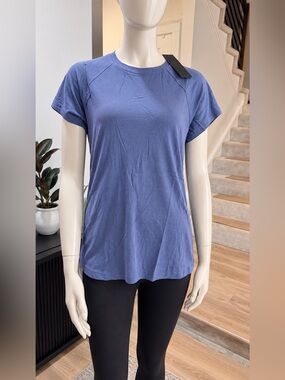 Mono B Periwinkle Crewneck Short Sleeve Tee